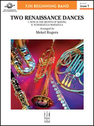 Two Renaissance Dances Concert Band sheet music cover Thumbnail